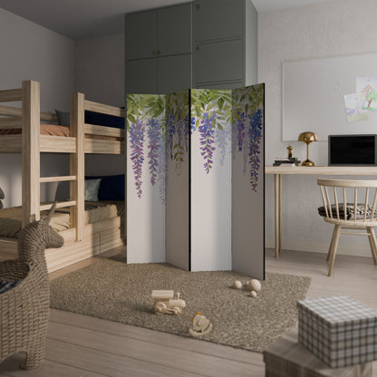 BOTANICAL BREEZE Decorative 4-Panel Room Divider