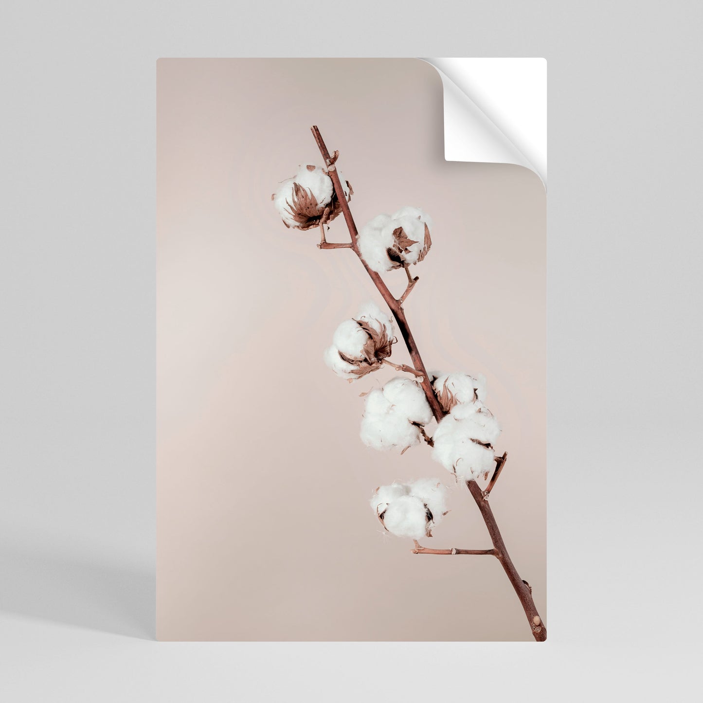 NUVOLE DI COTONE IN EQUILIBRIO Poster verticale staccabile e attaccabile