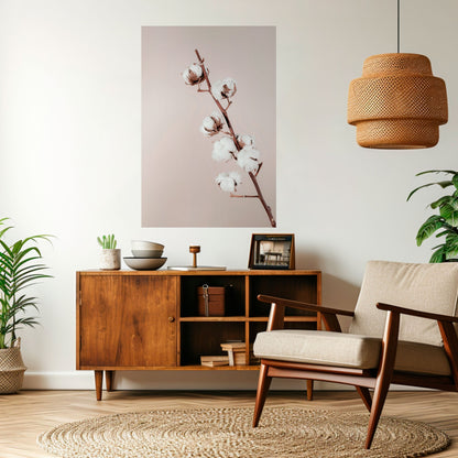 NUVOLE DI COTONE IN EQUILIBRIO Poster verticale staccabile e attaccabile