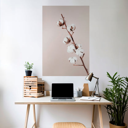 NUVOLE DI COTONE IN EQUILIBRIO Poster verticale staccabile e attaccabile