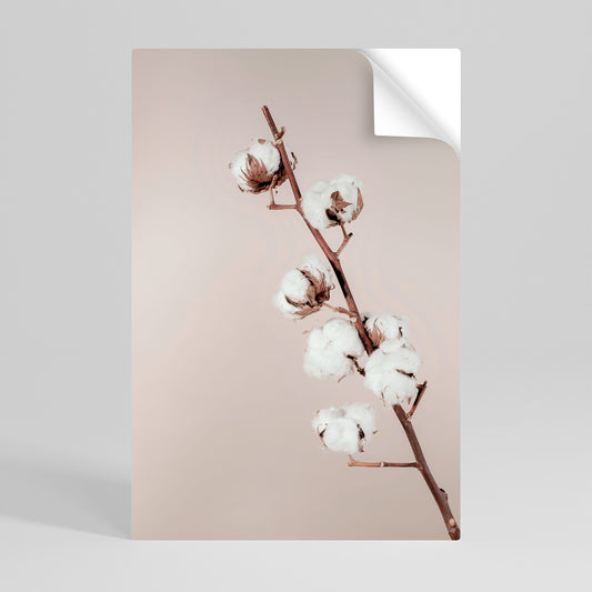 NUVOLE DI COTONE IN EQUILIBRIO Poster verticale staccabile e attaccabile