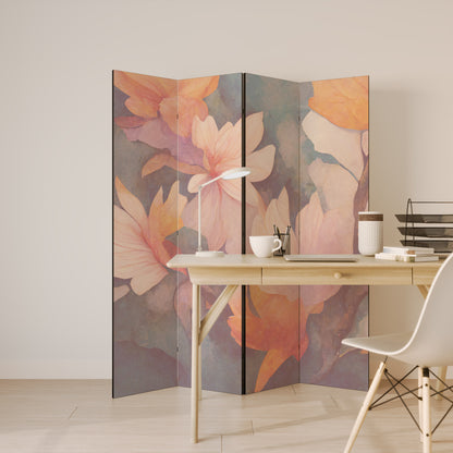 PETAL GRACE Divisorio decorativo per ambienti a 4 pannelli