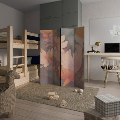 PETAL GRACE Divisorio decorativo per ambienti a 4 pannelli