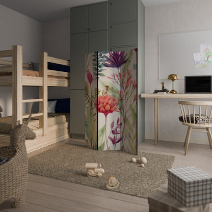 HERBAL FIESTA Divisorio decorativo per ambienti a 3 pannelli