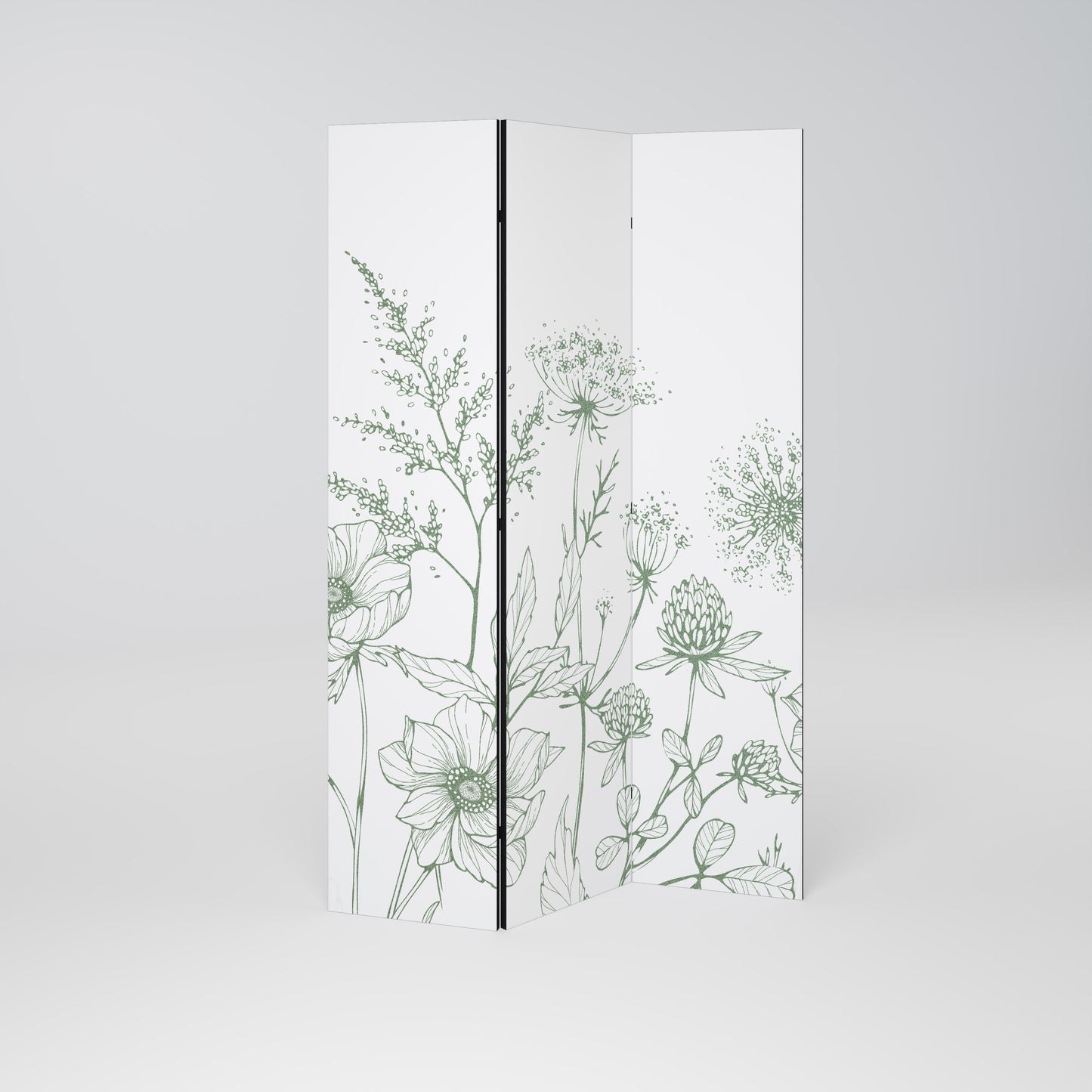 WILDER BEAUTY Decorative 3-Panel Room Divider