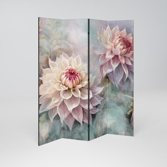 LUMINOUS GARDEN Decorative 4-Panel Room Divider
