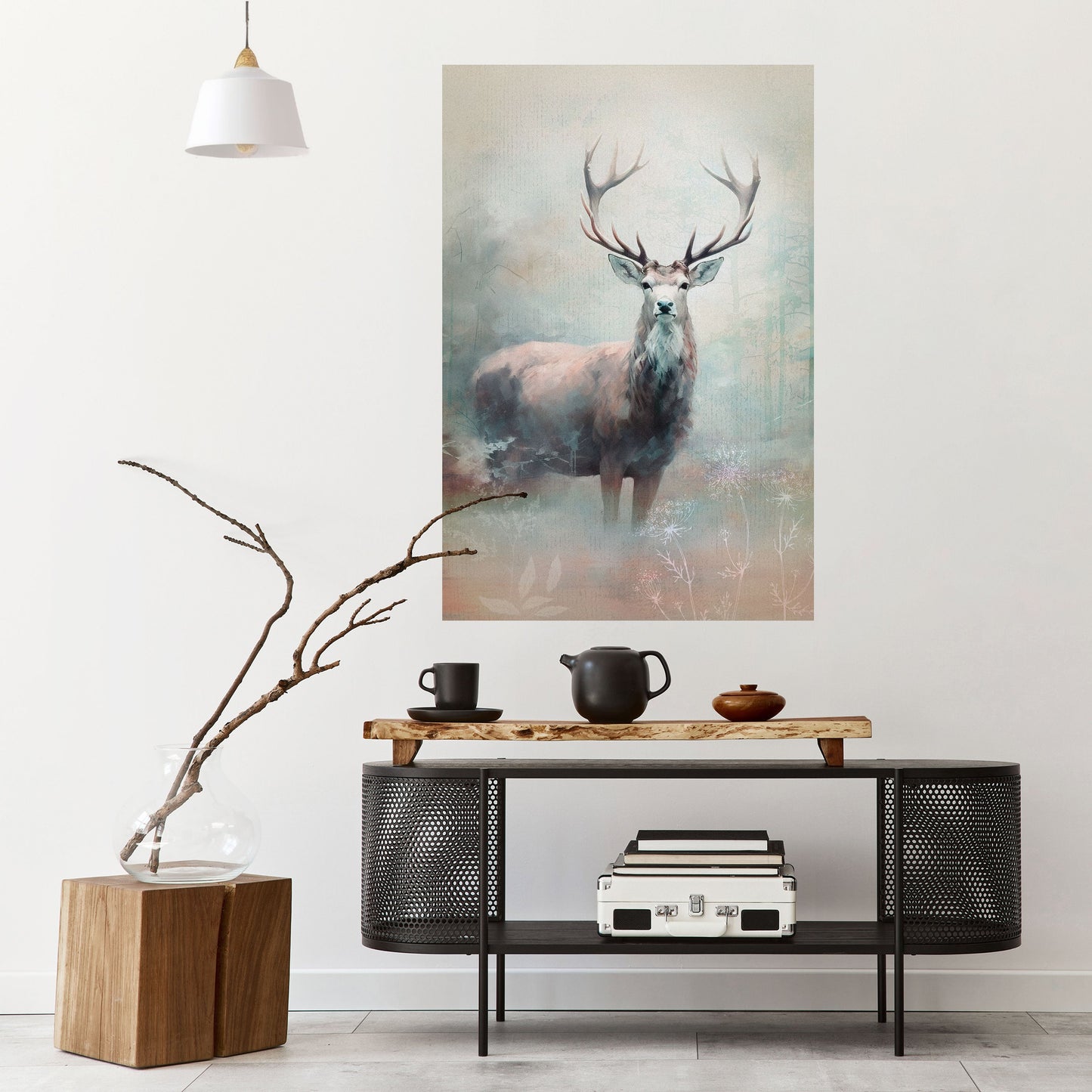 Poster verticale staccabile e attaccabile FOREST KING