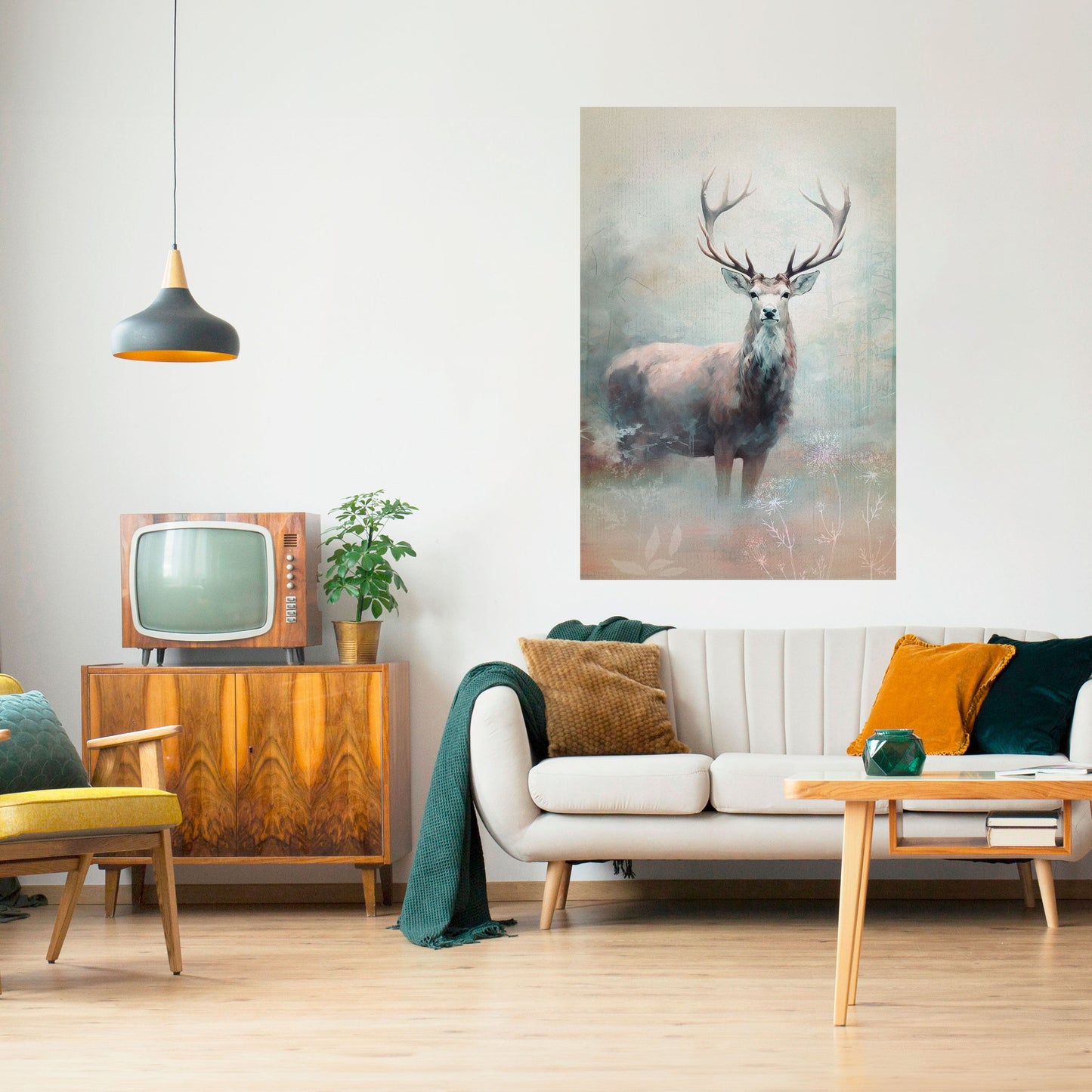 Poster verticale staccabile e attaccabile FOREST KING