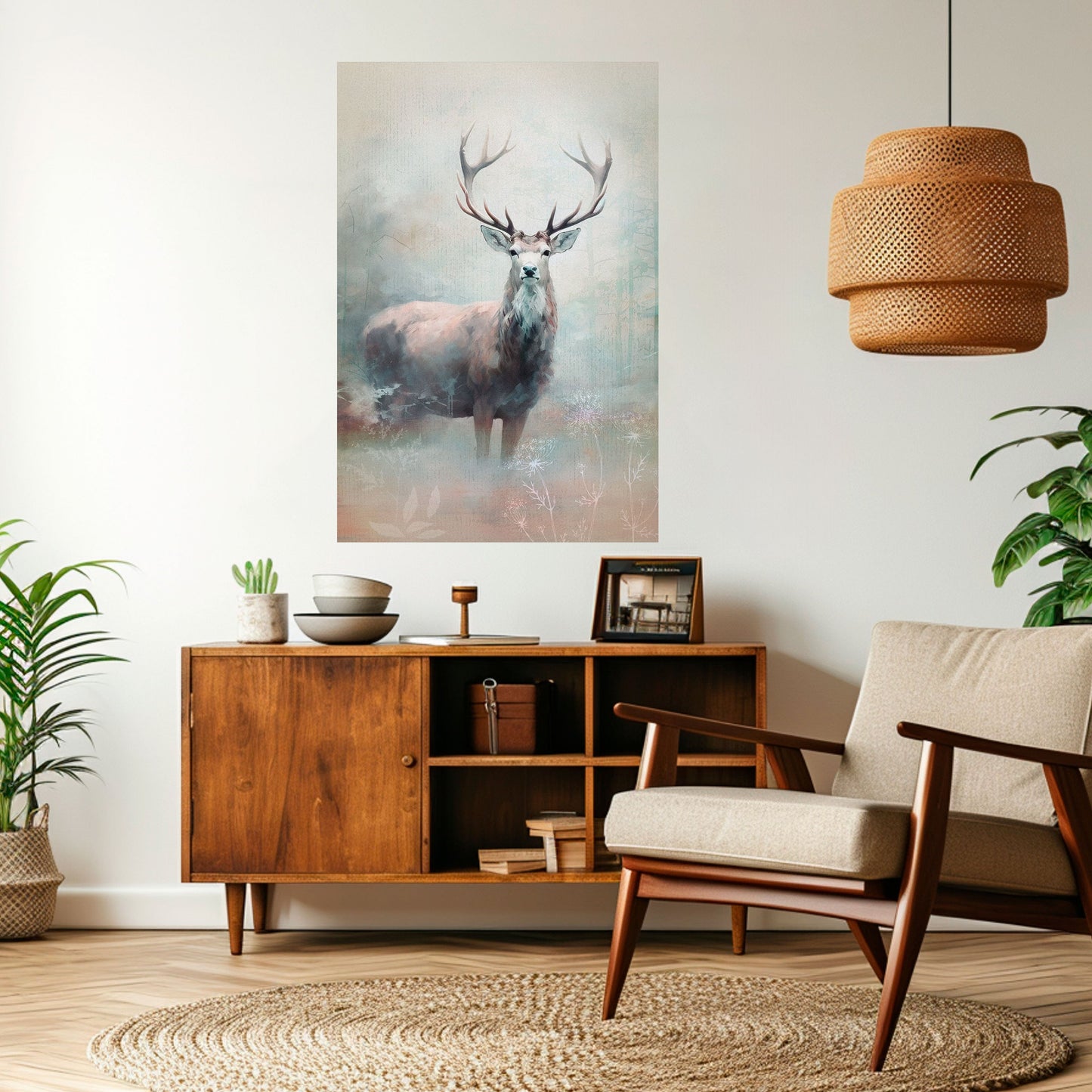 Poster verticale staccabile e attaccabile FOREST KING