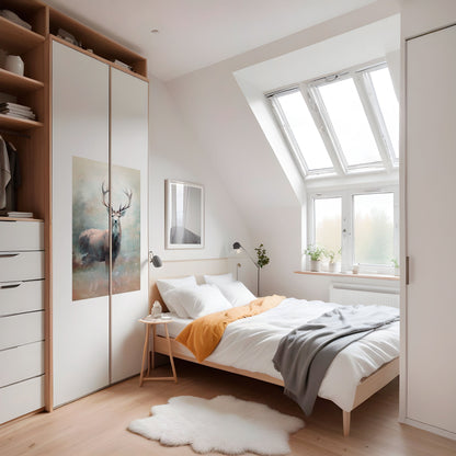 Poster verticale staccabile e attaccabile FOREST KING