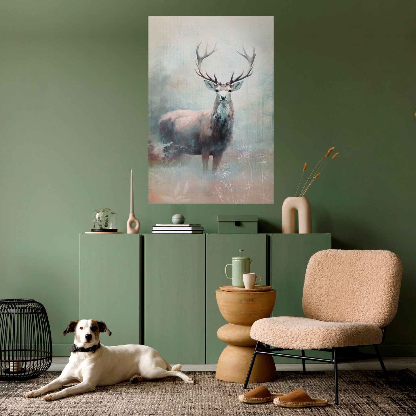 Poster verticale staccabile e attaccabile FOREST KING