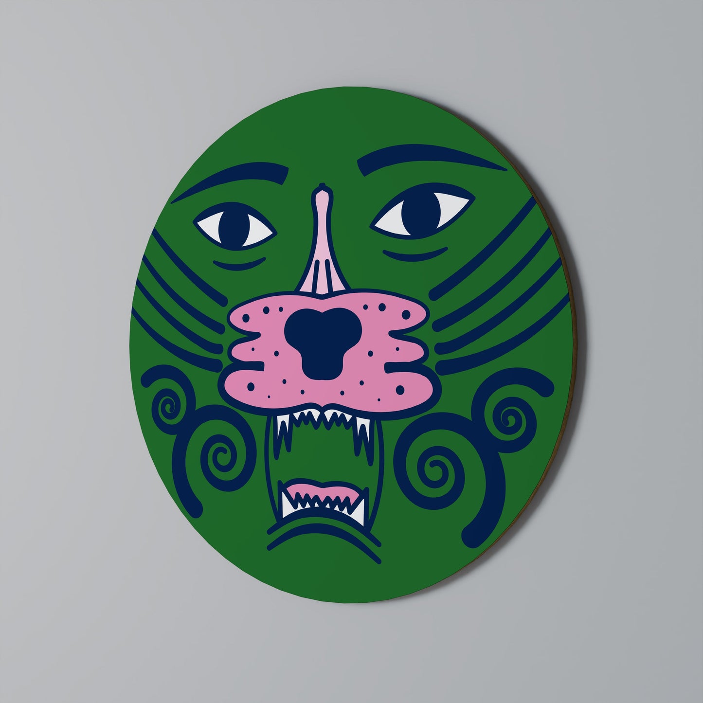 STAY WILD Decorazione da Parete Rotonda