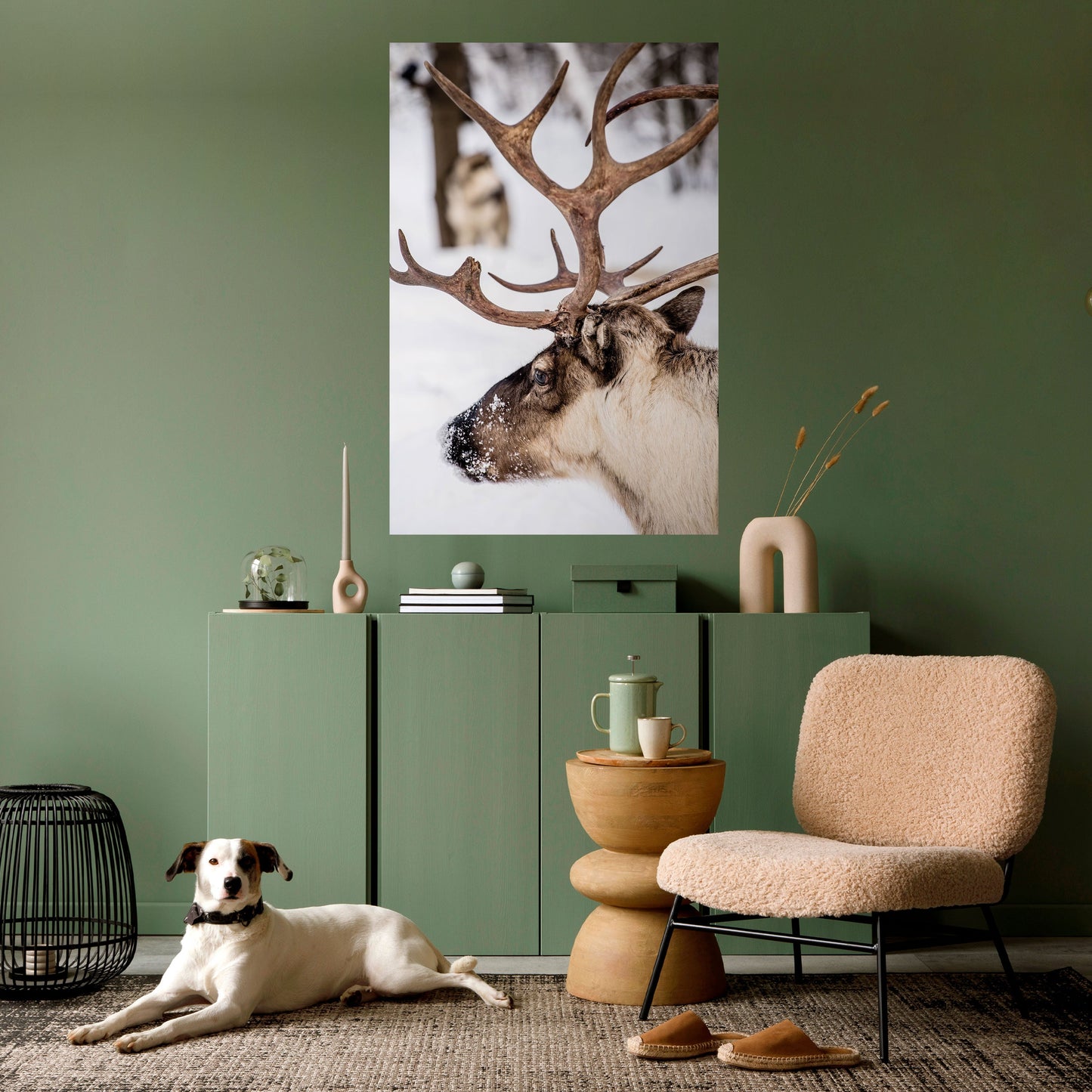 WHISPERS OF FROST Peel and Stick Vertical Poster