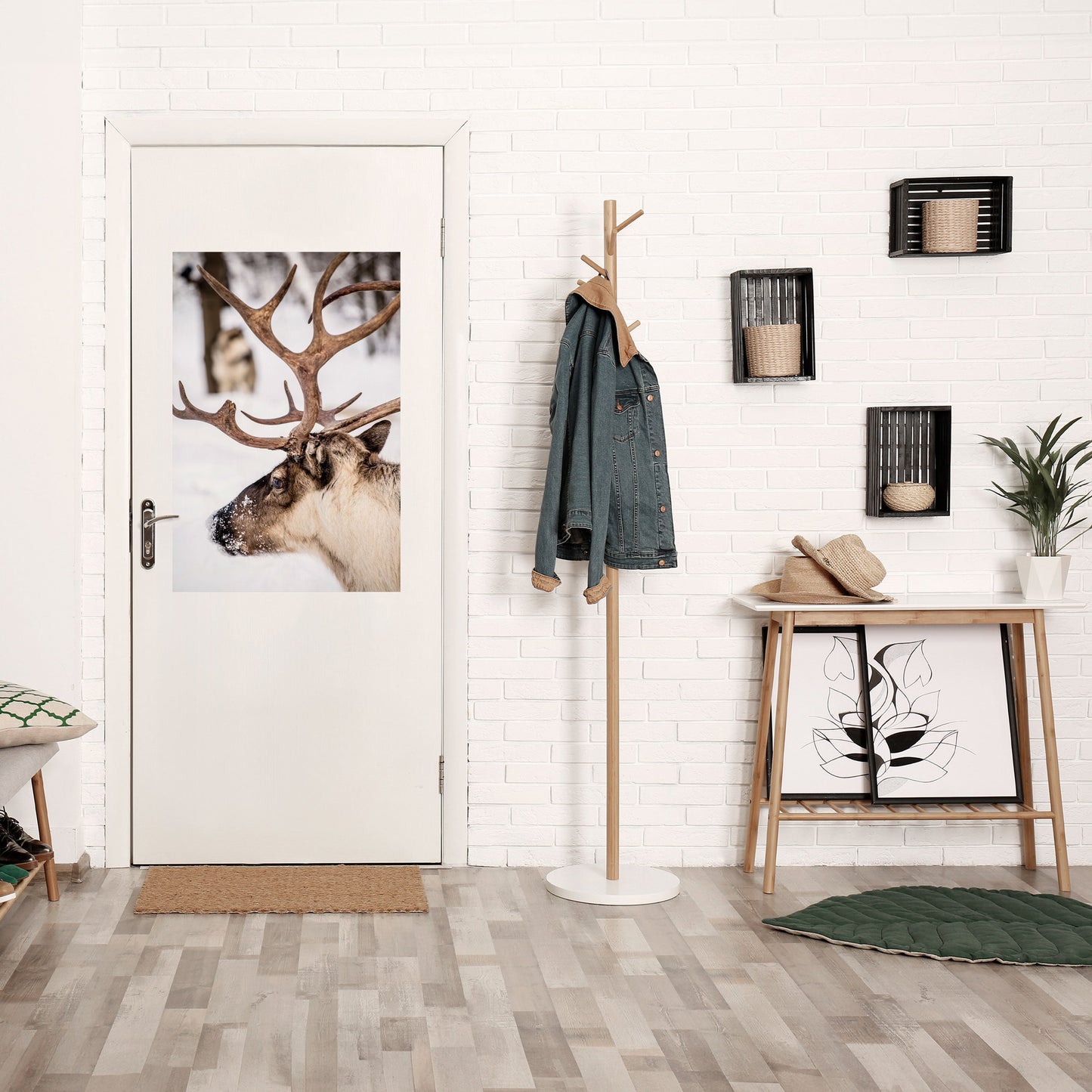 WHISPERS OF FROST Peel and Stick Vertical Poster