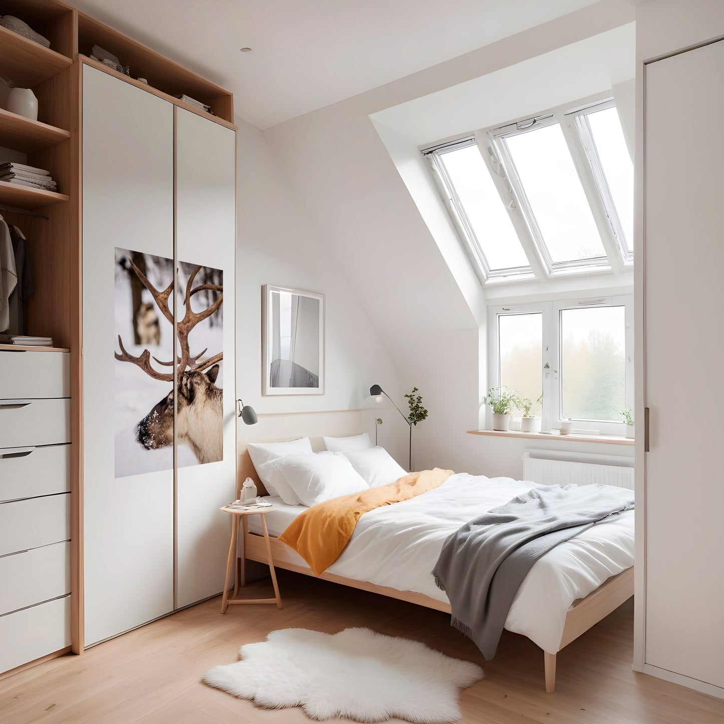 WHISPERS OF FROST Peel and Stick Vertical Poster