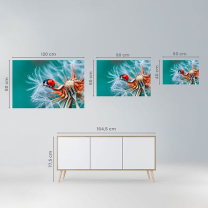 Poster orizzontale staccabile e attaccabile LADYBUG BALANCE
