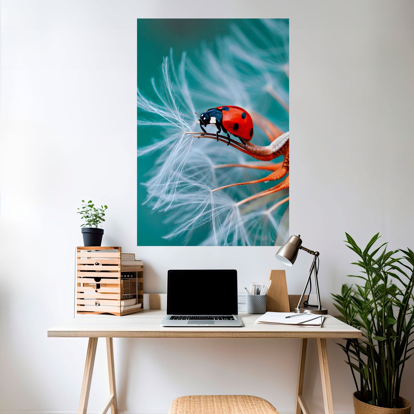 Poster verticale staccabile e attaccabile LADYBUG BALANCE