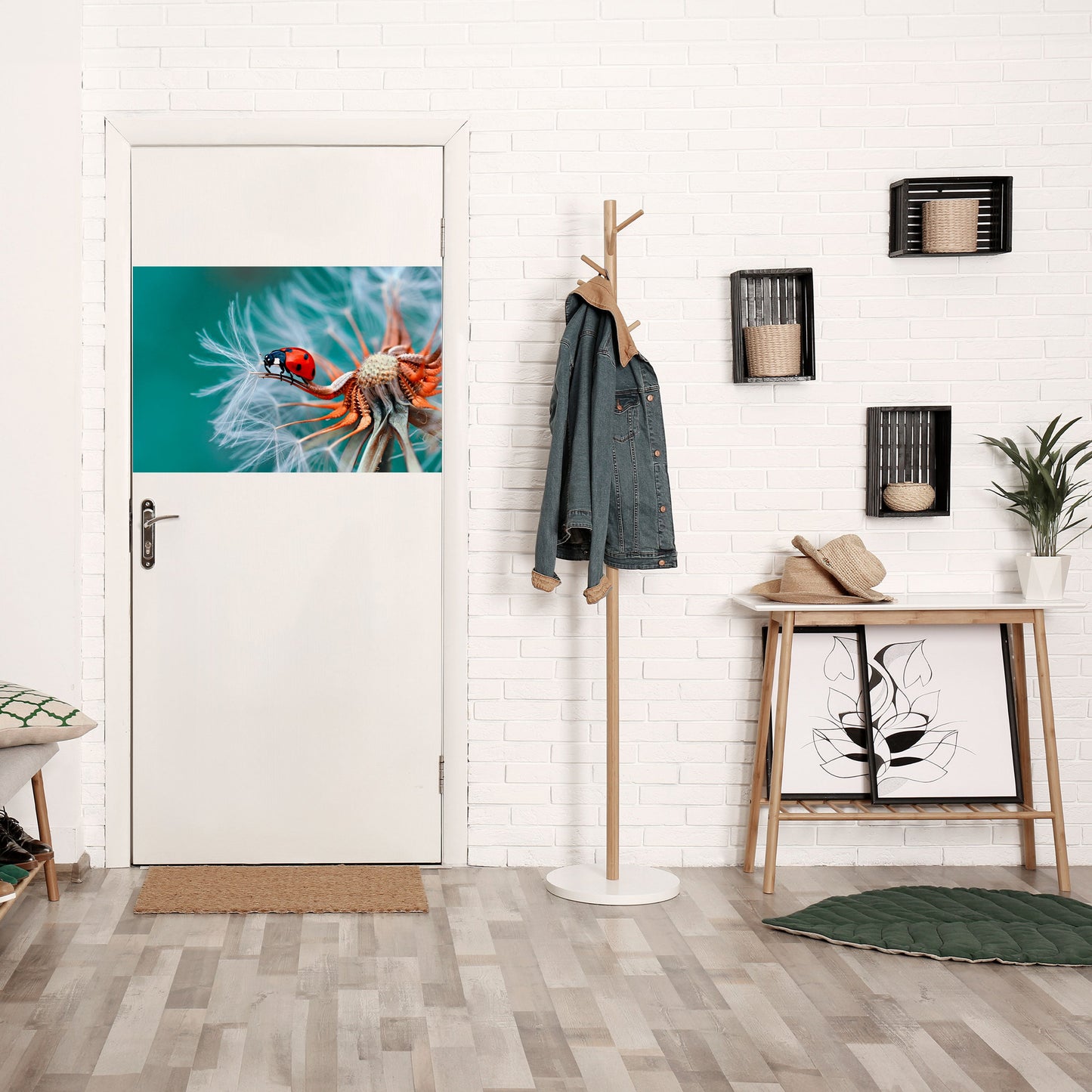 Poster orizzontale staccabile e attaccabile LADYBUG BALANCE