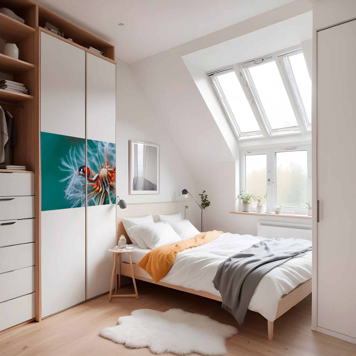 Poster orizzontale staccabile e attaccabile LADYBUG BALANCE