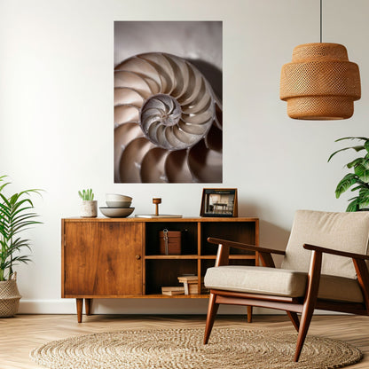 Poster verticale staccabile e attaccabile SUSSURRI DI CONCHIGLIE