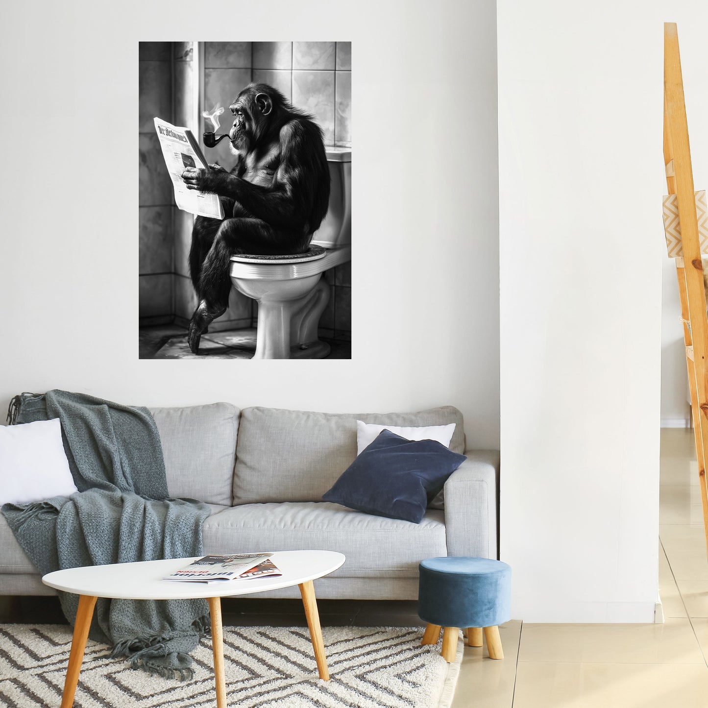 Un momento di calma Poster verticale staccabile e attaccabile