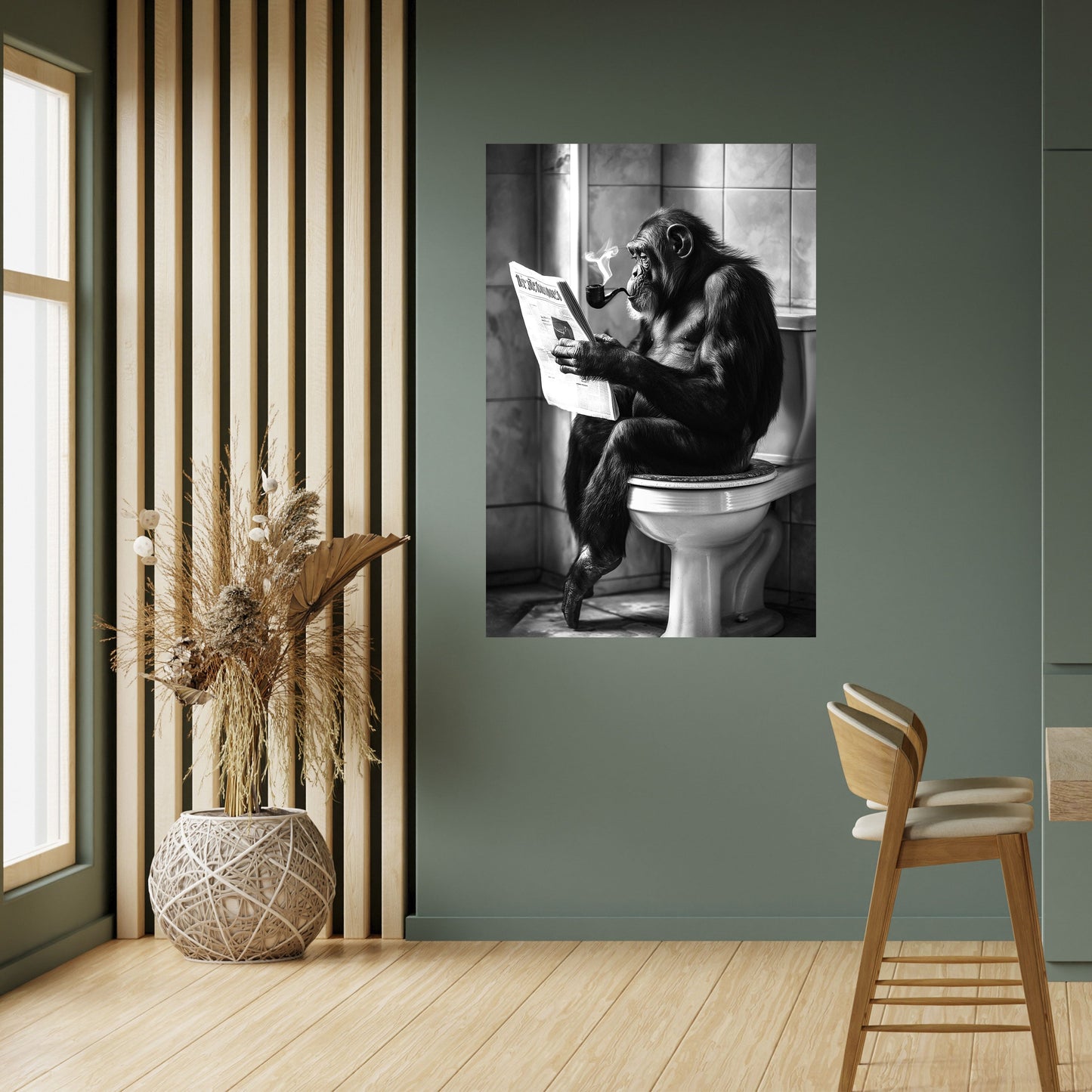 Un momento di calma Poster verticale staccabile e attaccabile