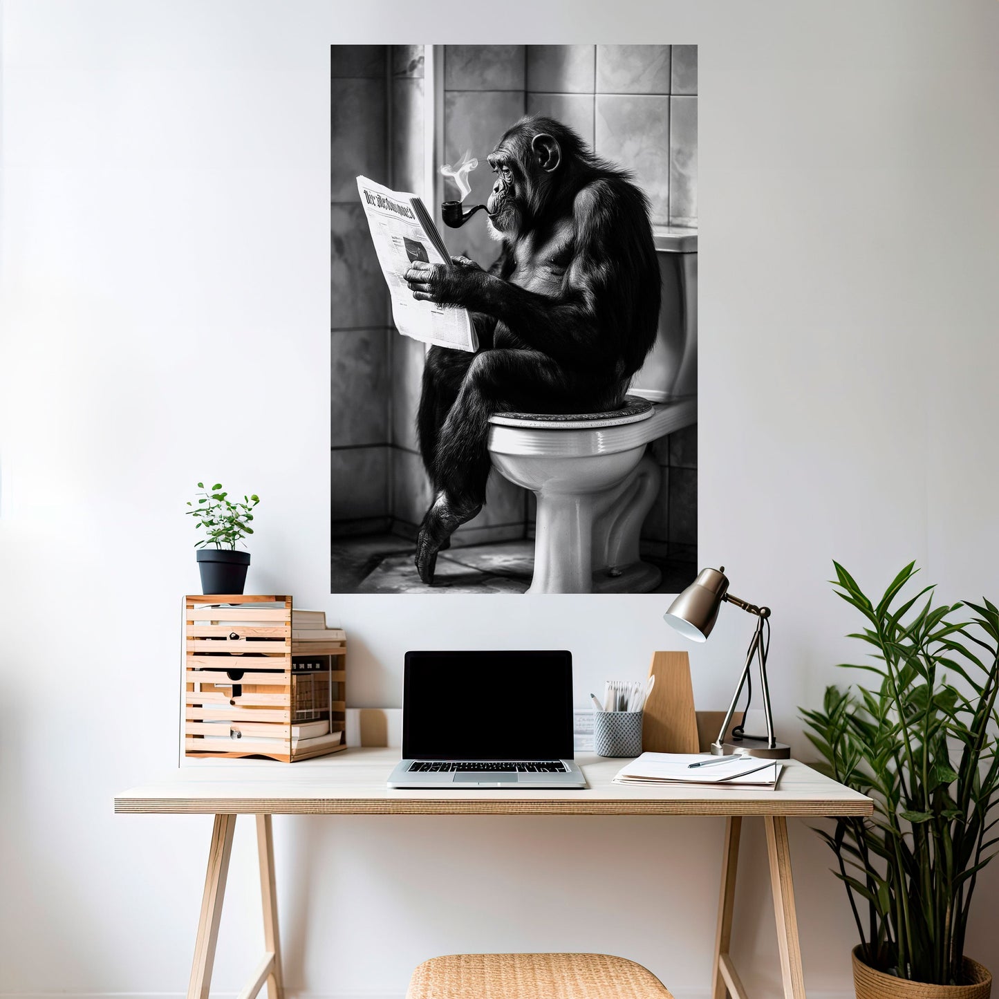 Un momento di calma Poster verticale staccabile e attaccabile