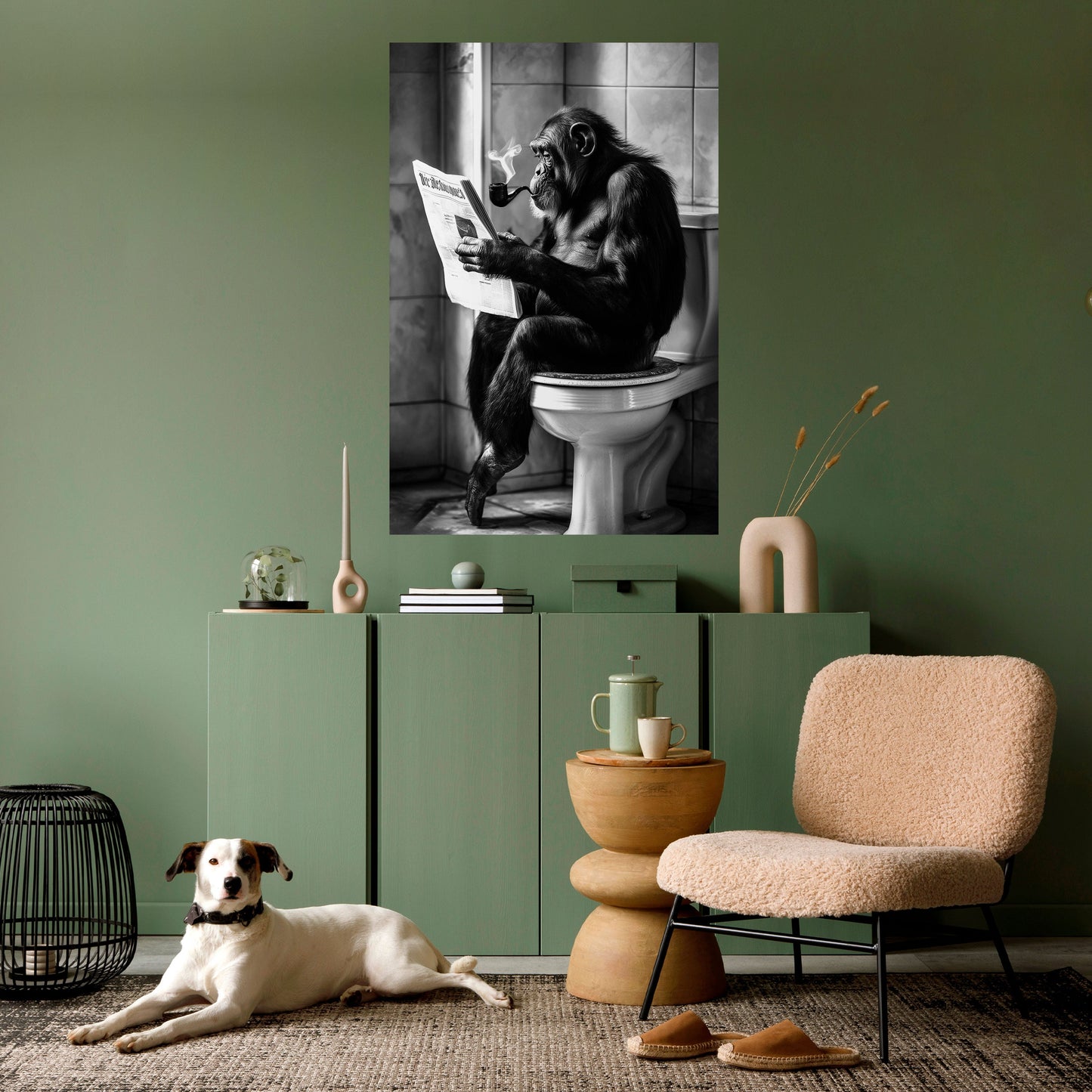 Un momento di calma Poster verticale staccabile e attaccabile