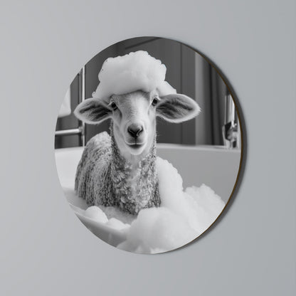 BUBBLE BATH BAA Decorazione da Parete Rotonda