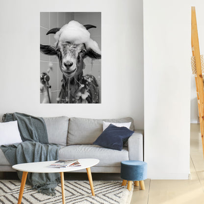 Poster verticale staccabile e attaccabile SOAPY GOAT GIGGLES