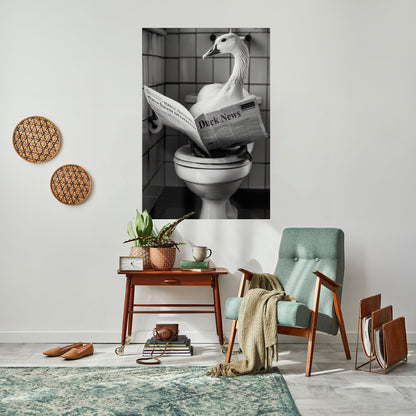 DUCKTAILS AND TIDBITS Poster verticale staccabile e attaccabile