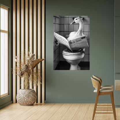 DUCKTAILS AND TIDBITS Poster verticale staccabile e attaccabile