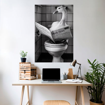 DUCKTAILS AND TIDBITS Poster verticale staccabile e attaccabile