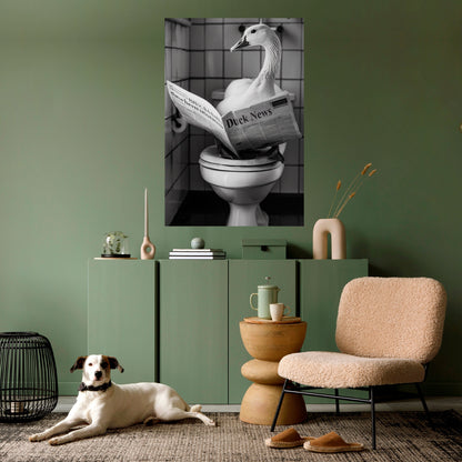 DUCKTAILS AND TIDBITS Poster verticale staccabile e attaccabile