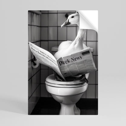 DUCKTAILS AND TIDBITS Poster verticale staccabile e attaccabile