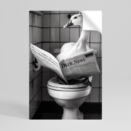 DUCKTAILS AND TIDBITS Poster verticale staccabile e attaccabile