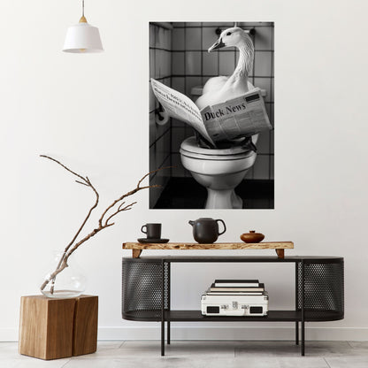 DUCKTAILS AND TIDBITS Poster verticale staccabile e attaccabile