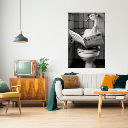 DUCKTAILS AND TIDBITS Poster verticale staccabile e attaccabile