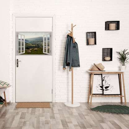 Poster orizzontale staccabile e attaccabile WILD PASCURES VIEW