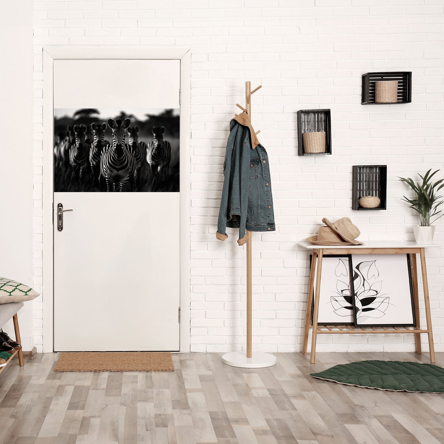 Poster orizzontale staccabile e attaccabile STRIPED SYMPHONY SAGA