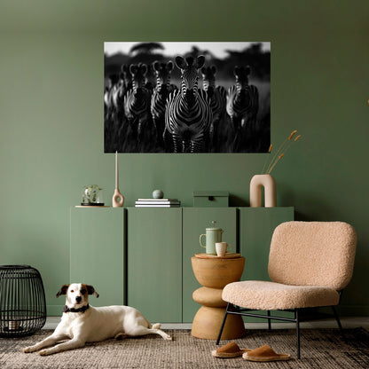 Poster orizzontale staccabile e attaccabile STRIPED SYMPHONY SAGA