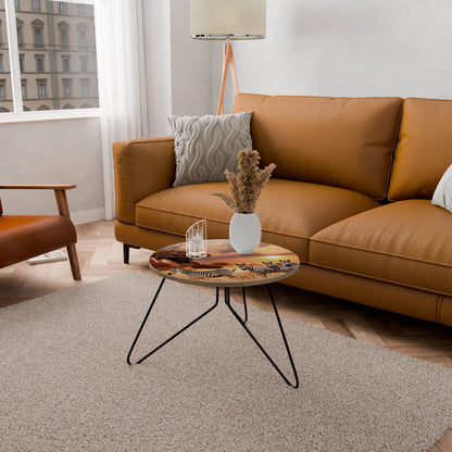 ZEBRA SUNSET SERENADE Coffee Table 60