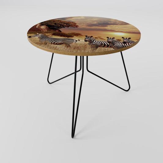 ZEBRA SUNSET SERENADE Coffee Table 69