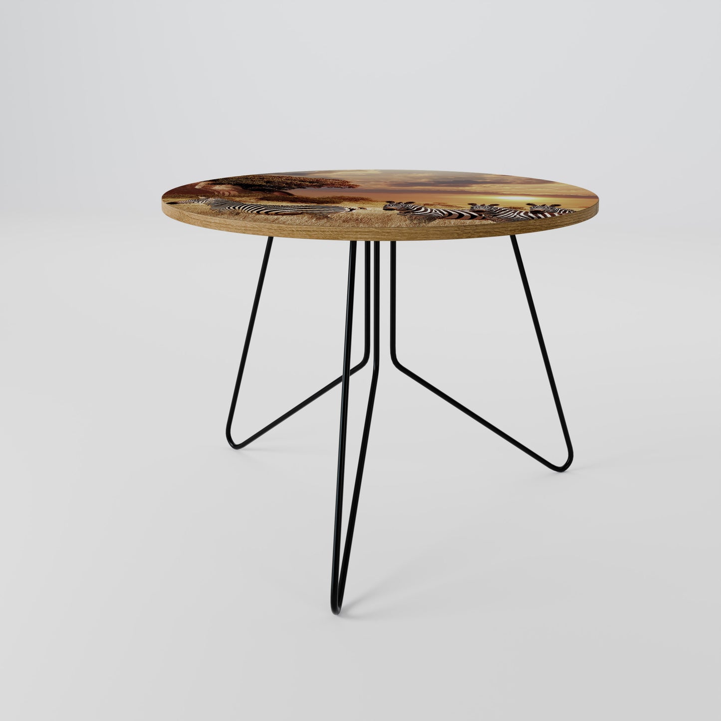 ZEBRA SUNSET SERENADE Coffee Table 69