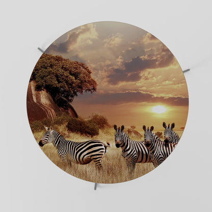 ZEBRA SUNSET SERENADE Coffee Table 69