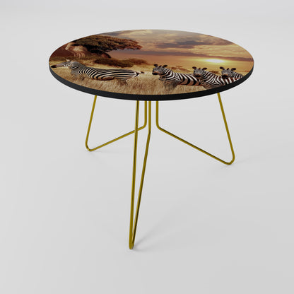 ZEBRA SUNSET SERENADE Coffee Table 69