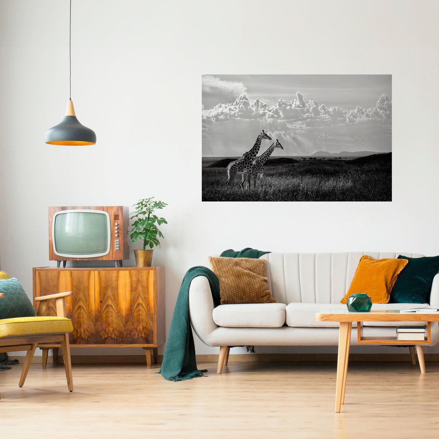 ELEGANT HEIGHTS SVELATO Poster orizzontale staccabile e attaccabile