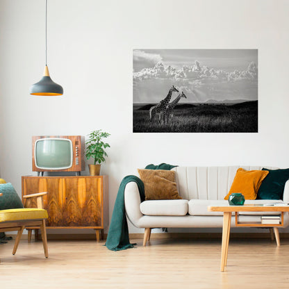 ELEGANT HEIGHTS SVELATO Poster orizzontale staccabile e attaccabile