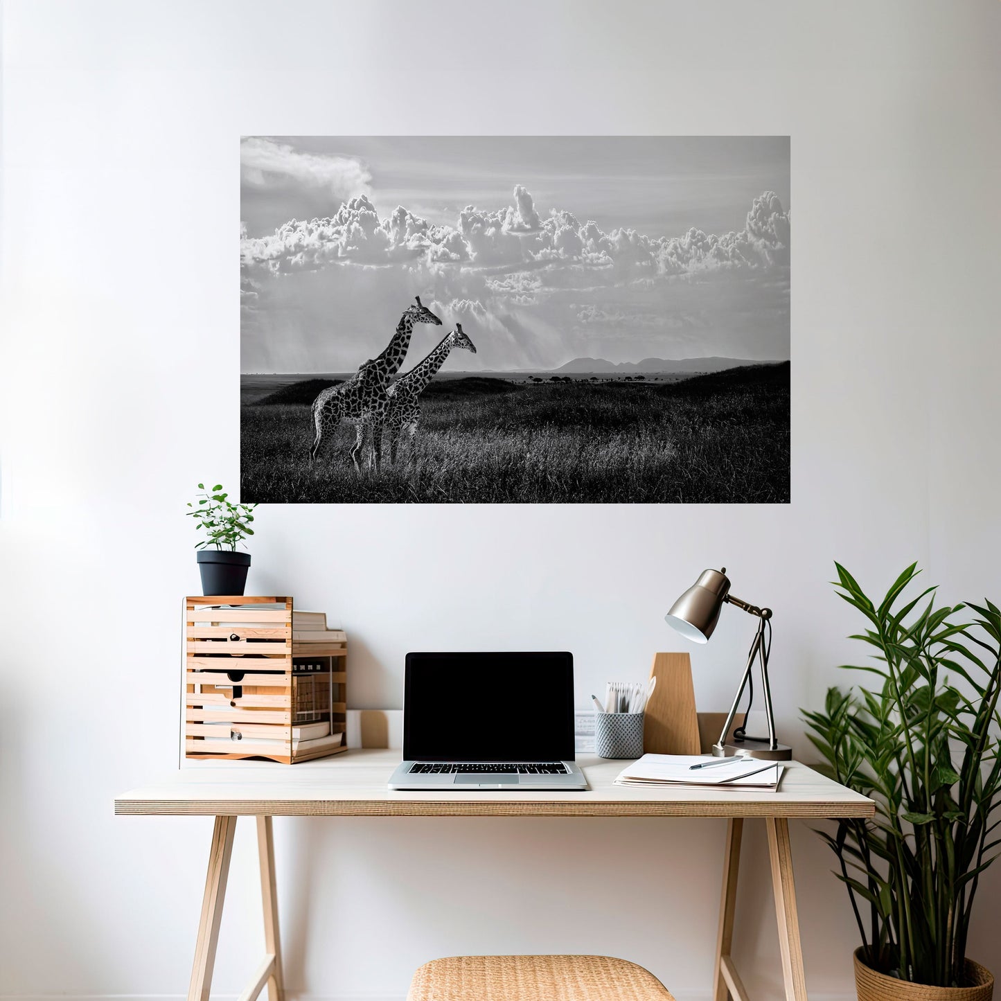 ELEGANT HEIGHTS SVELATO Poster orizzontale staccabile e attaccabile