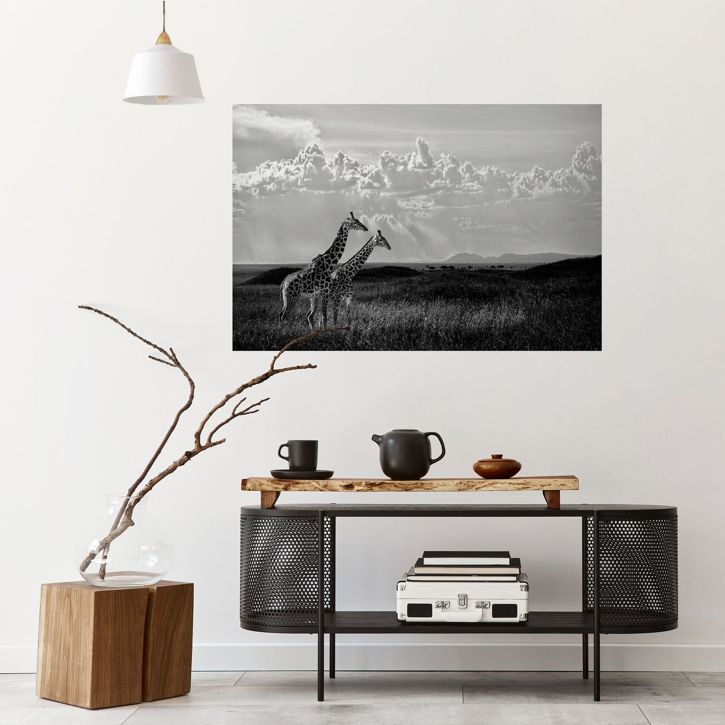 ELEGANT HEIGHTS SVELATO Poster orizzontale staccabile e attaccabile